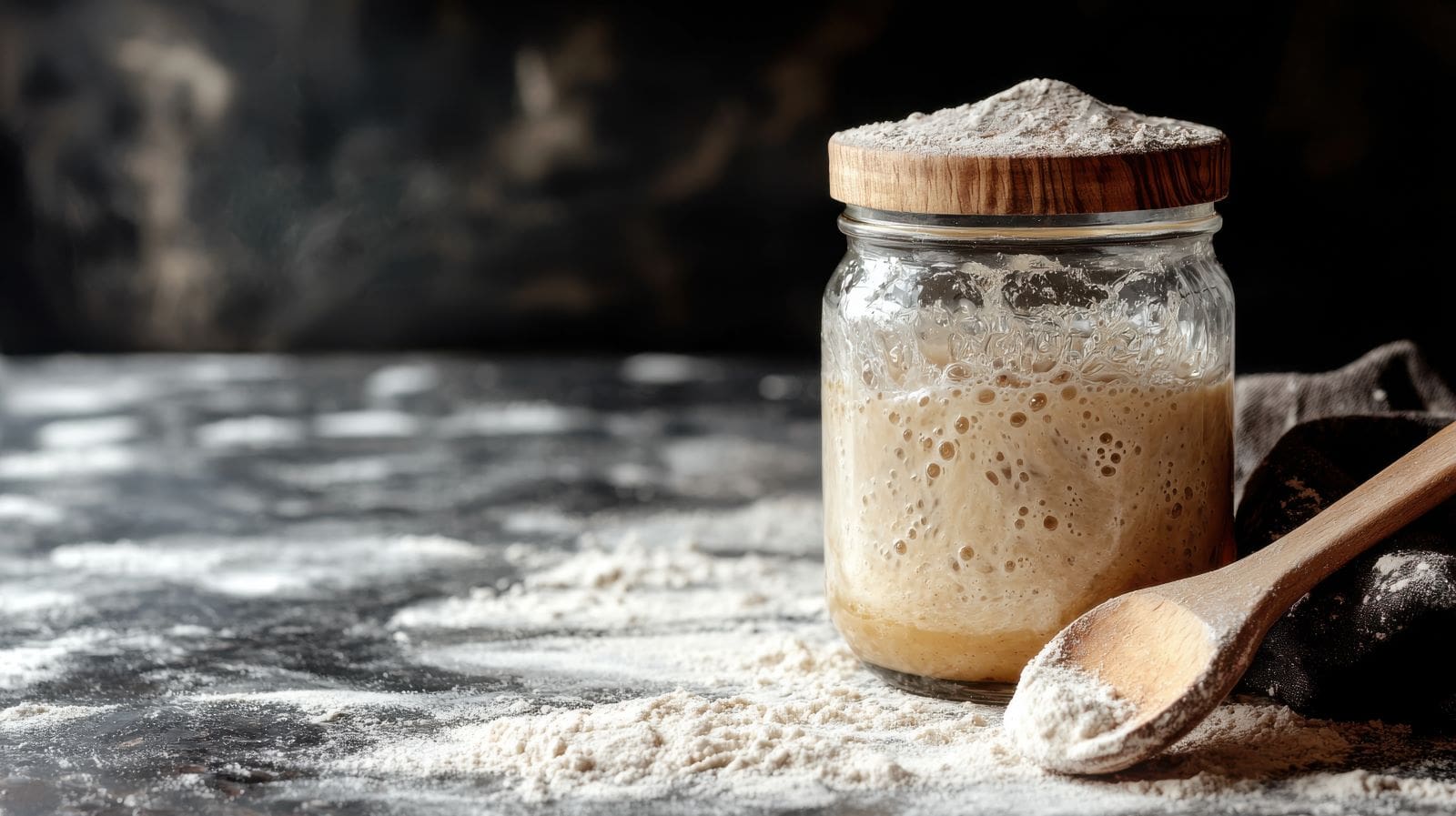 A step-by-step guide on creating homemade bread flour, showcasing ingredients and tools needed for the process.