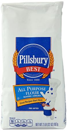 Pillsbury All Purpose Flour, 12 oz package, ideal for baking bread and versatile cooking needs